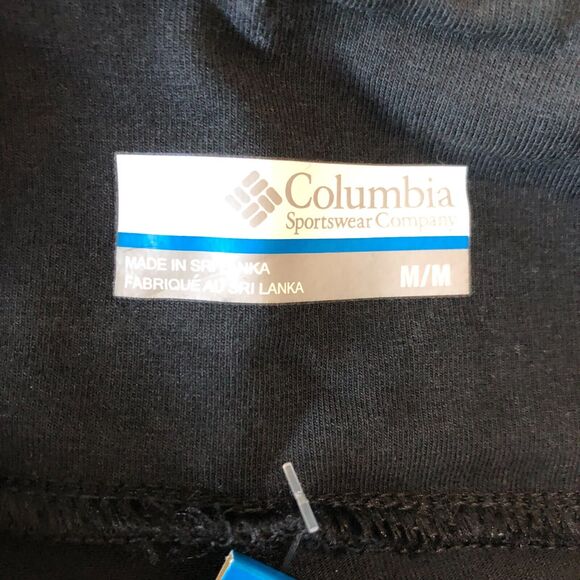Columbia Womens Short M Black Standard Trek 1/2 Tight Stretch Biker Athletic NWT - Picture 8 of 9